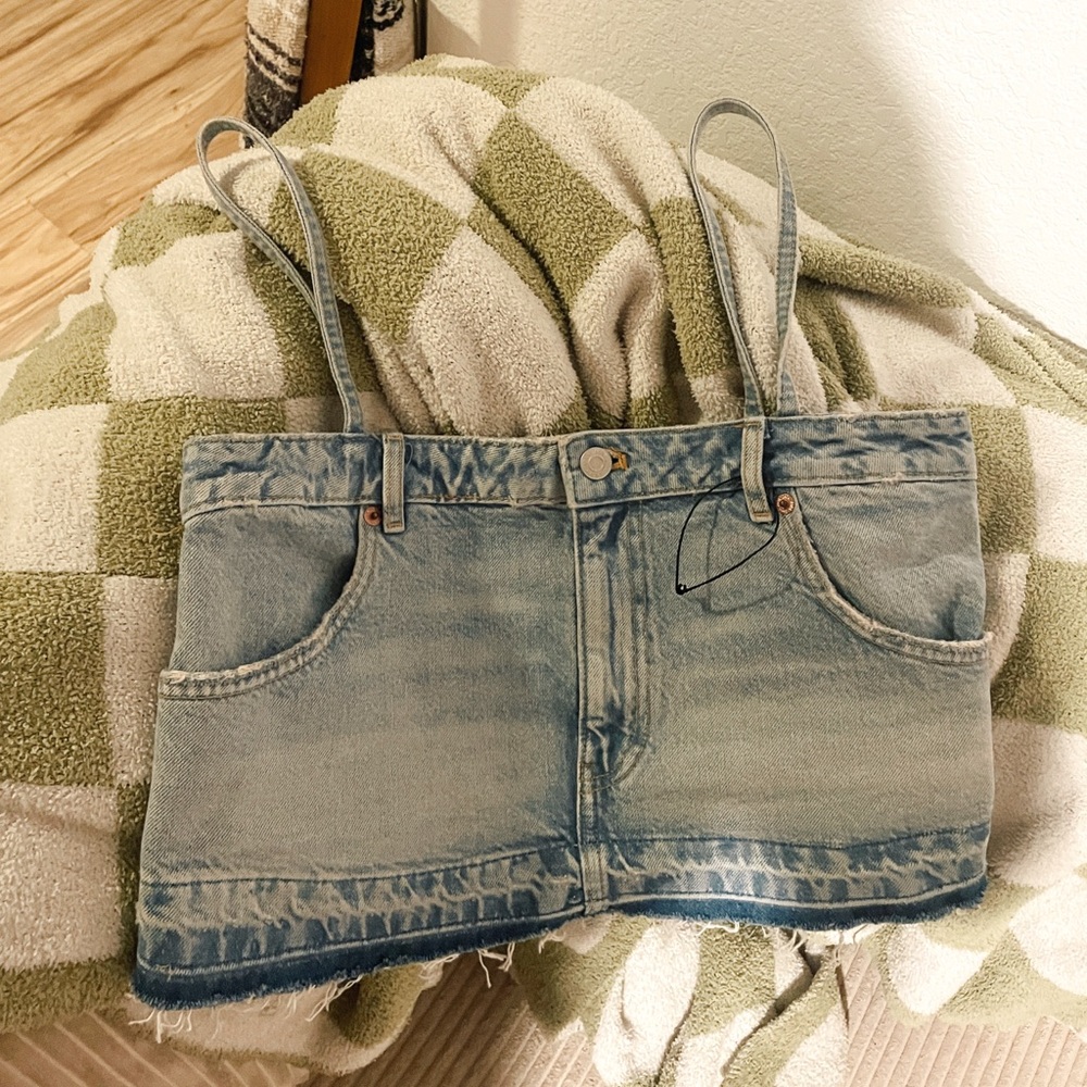Zara Denim Top